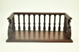 19TH CENTURY STYLE MAHOGANY BOOK TROUGH