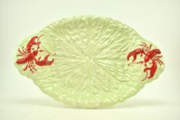 HAND PAINTED CERAMIC CARLTON WARE LOBSTER PLATTER