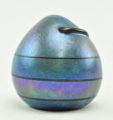 VINTAGE 20TH CENTURY LUSTRE GLASS PAPERWEIGHT