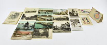 COLLECTION OF EARLY 20TH CENTURY POSTCARDS - TOURIST & WAR