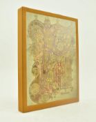 1974 THE BOOK OF KELLS FACSIMILE ILLUMINATED MANUSCRIPT