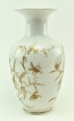EAST GERMAN REICHENBACH HAND PAINTED PORCELAIN VASE