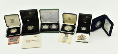 ROYAL MINT - COLLECTION OF SILVER PROOF COINS INCL PIEDFORTS