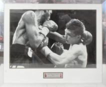 BOXING - RICKY HATTON - LARGE FORMAT SIGNED FRAMED PHOTOGRAPH