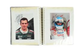 FORMULA ONE / MOTOR SPORT - ALBUM OF AUTOGRAPHS