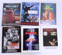 MINI-POSTERS - LARGE COLLECTION OF 1980S FRENCH MINI POSTERS