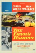 THE DEVIL'S HAIRPIN (1957) - ORIGINAL ONE SHEET MOVIE POSTER