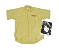 MEAT LOAF (D.2022) - PROMOTIONAL SHIRT & AUTOGRAPH