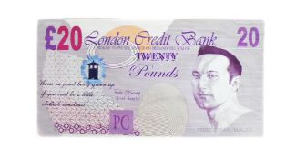 DOCTOR WHO - THE RUNAWAY BRIDGE - ORIGINAL PROP BANK NOTE