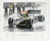 BIRTH OF A LEGEND - ROBERT TOMLIN - LTD ED SIGNED PRINT