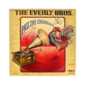 THE EVERLY BROTHERS - DUAL AUTOGRAPHED VINYL LP RECORD