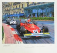 FORMULA 1 - NICHOLAS WATTS - LIMITED EDITION PRINT, SIGNED
