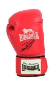 BOXING - KEN BUCHANAN (1945-2023) - AUTOGRAPHED BOXING GLOVE