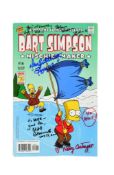 THE SIMPSONS - CAST SIGNED BART SIMPSON COMIC BOOK