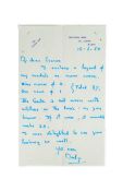 MILITARY HISTORY - FIELD MARSHALL MONTGOMERY 'MONTY' LETTER