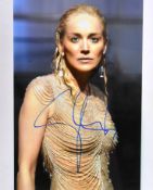 SHARON STONE - AUTOGRAPHED 8X10