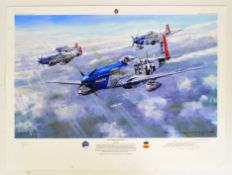 NICHOLAS WATTS - 'BLUE NOSE - TOP COVER' - LTD EDITION PRINT