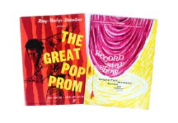 MUSIC / ROCK 'N' ROLL - TWO 1960 CONCERT PROGRAMMES