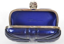 ALEXANDER MCQUEEN CALF LEATHER POCHETTE CLUTCH BAG