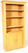 CONTEMPORARY OAK FURNITURE LAND STYLE BOOKCASE CABINET