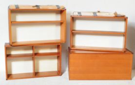BEAVER & TAPLEY - TEAK MODULAR WALL HANGING SYSTEM