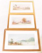 EL HERRING (BRITISH 19TH CENTURY - SERIES OF THREE WATERCOLOURS