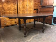 ERCOL - MODEL 705 - OLD COLONIAL ELM DINING TABLE
