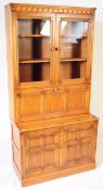20TH CENTURY ERCOL ELM GOLDEN DAWN UPRIGHT CABINET