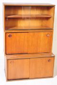 AVALON FURNITURE - GROUP OF TEAK WALL UNIT CABINETS