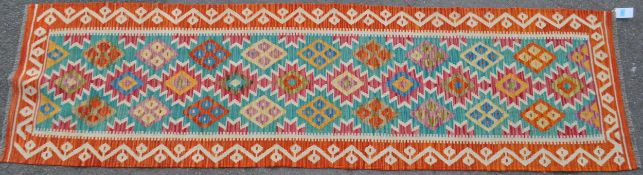 20TH CENTURY ANATOLIAN TURKISH KILIM RUNNER