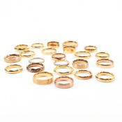 COLLECTION OF SILVER GILT RINGS