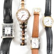 FOUR ROTARY WRISTWATCHES