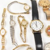 LARGE COLLECTION OF WRISTWATCHES & WATCH FRAGMENTS AF