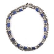 TWO SILVER NECKLACES