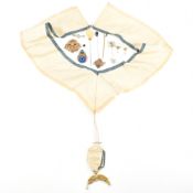 COLLECTION OF COSTUME JEWELLERY AF INCLUDING MEDAL SASH