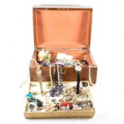 COLLECTION OF VINTAGE MODERN COSTUME JEWELLERY & WATCHES