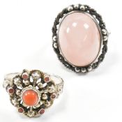 TWO SILVER RINGS INCLUDING AUSTRO-HUNGARIAN RING