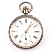 VICTORIAN HALLMARKED SILVER POCKET WATCH