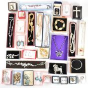 LARGE COLLECTION OF COSTUME JEWELLERY