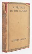 WWI INTEREST. 1921 A PRIVATE IN THE GUARDS BY STEPHEN GRAHAM