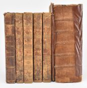 18TH & 19TH CENTURY THE HOLY BIBLE OF THE POOLE FAMILY, 6 VOLS