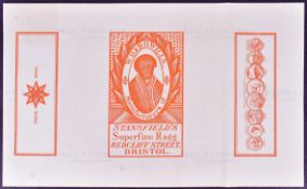 MARDON, SON & HALL - EARLY 20TH CENTURY STANSFIELD'S PACKET DESIGN