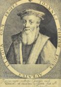 ATTR. DE PASSE - 17TH CENTURY LINE ENGRAVING OF SIR JOHN CHEKE