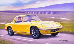 ERIC BOTTOMLEY G.R.A - CLASSIC SPORTS CARS (1996) - ORIGINAL ARTWORK