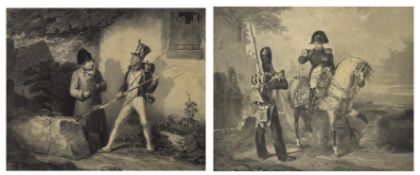 AFTER CHARLET - PAIR OF FRENCH 19TH CENTURY AQUATINTS