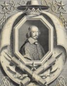 ROBERT NANTEUIL - 17TH CENTURY ENGRAVING OF JULES MAZARIN