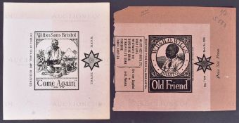 MARDON, SON & HALL - 19TH CENTURY CIGARETTE PACKET DESIGNS