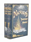 NANSEN, FRIDTJOF. 1898 FARTHEST NORTH IN DECORATIVE CLOTH