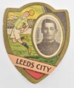 BAINES GOLD MEDAL FOOTBALL CARDS. LEEDS CITY SHIELD CARD