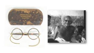 MAHATMA GANDHI - PAIR OF PERSONAL SPECTACLES WORN C1947